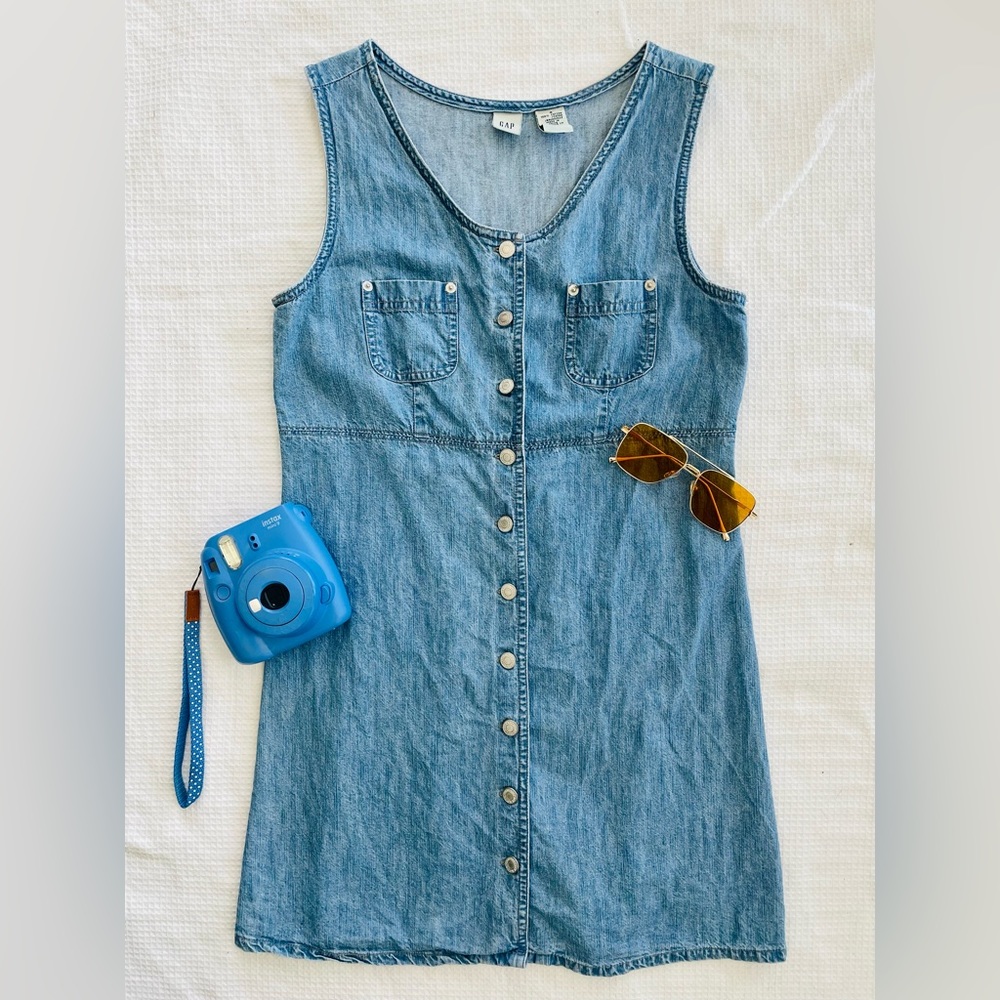 VINTAGE GAP Denim Summer Dress ✨ Size 4, Super Adorable ✨